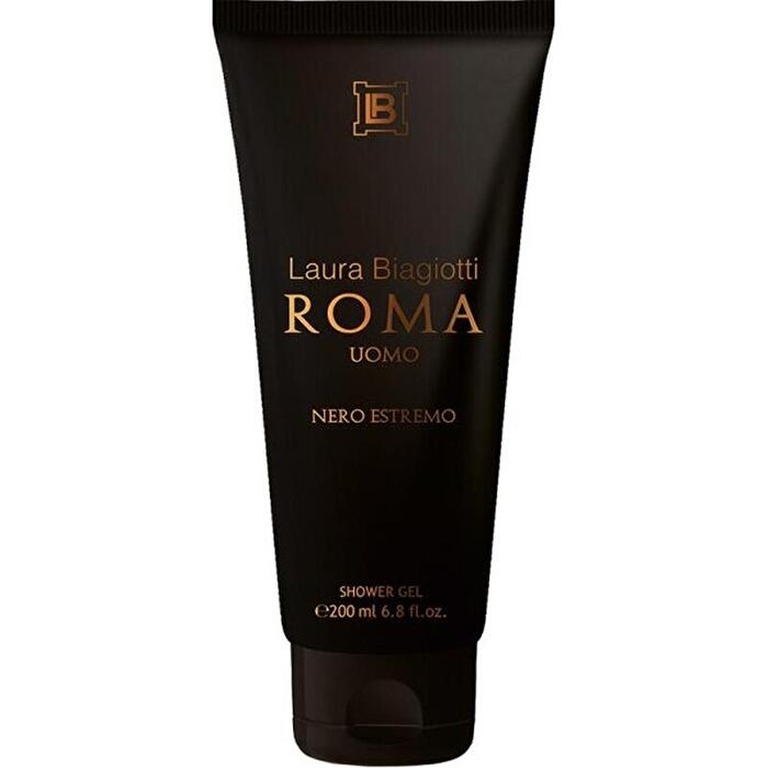 Laura Biagiotti Roma Uomo Nero Estremo Sprchový Gel 200ml