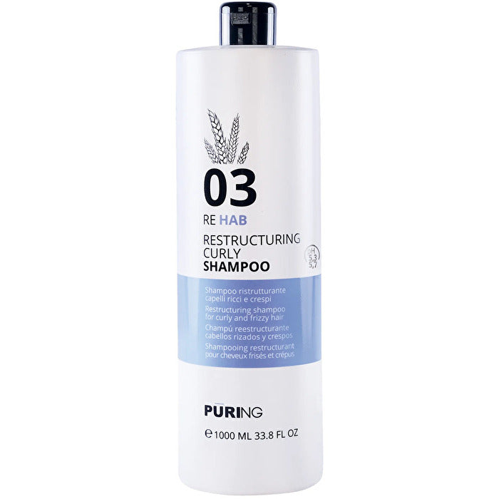 Puring 03 Rehab Restructuring Curly Shampoo - Restrukturalizační šampon Pro Kudrnate A Krepate Vlasy 300ml