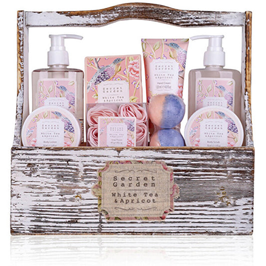 Accentra Secret Garden Gift Set - Dárková Sada V Dřevěnem Košíku