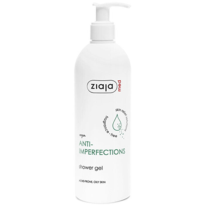 Ziaja Med Anti-imperfections Shower Gel - Tělový čistící Gel 400ml
