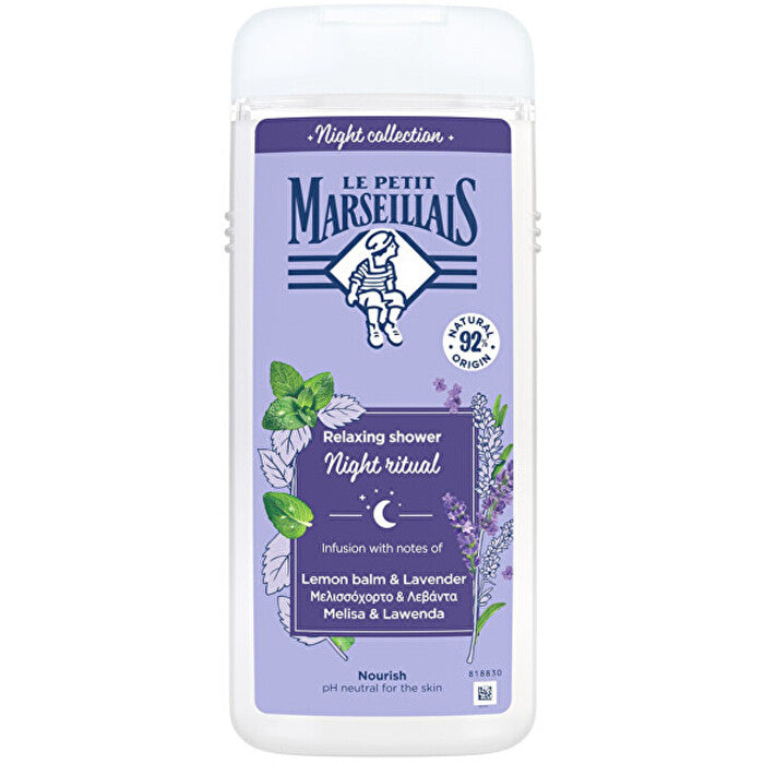 Le Petit Marseillais Night Collection Lemon Balm & Lavender - Sprchový Gel 650ml