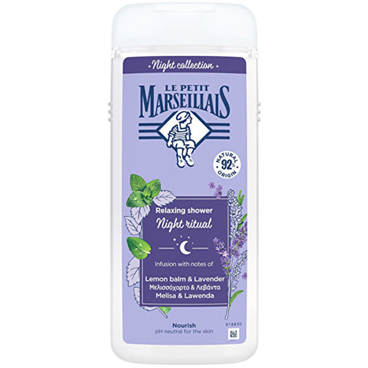 Le Petit Marseillais Night Collection Lemon Balm & Lavender - Sprchový Gel 650ml