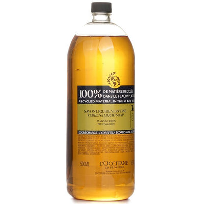 L'Occitane Verveine (Verbena) Liquid Soap For Hands & Body (Eco-Refill) 500ml/16.9oz