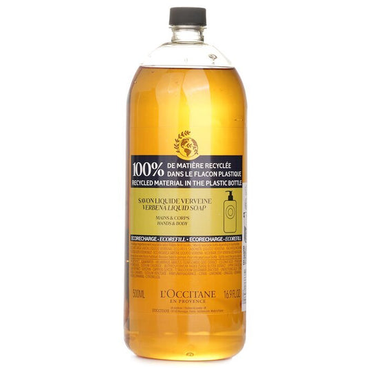 L'Occitane Verveine (Verbena) Liquid Soap For Hands & Body (Eco-Refill) 500ml/16.9oz