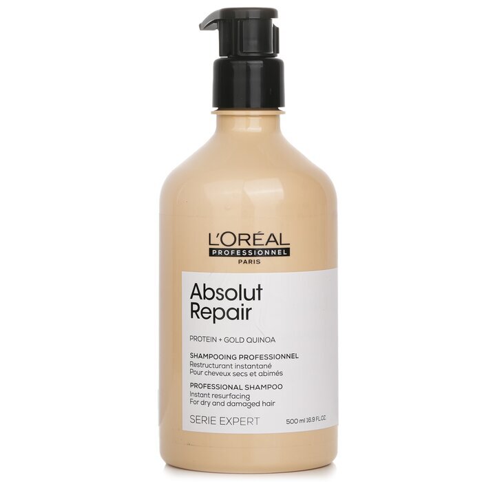 L'Oreal Professionnel Serie Expert - Absolut Repair Gold Quinoa + Protein Instant Resurfacing Shampoo 500ml/16.9oz