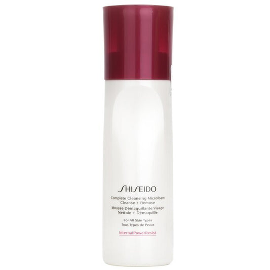 Shiseido InternalPowerResist Complete Cleansing Microfoam Cleanse + Remove - For All Skin Types 180ml/6oz