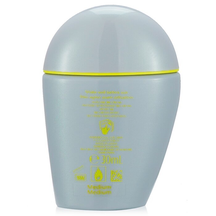 Shiseido Sports Bb Wetforce Quick Dry Spf50+ Medium 30ml