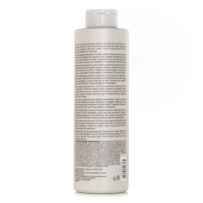 Joico K-Pak Color Therapy Shampoo (To Preserve Color & Repair Damaged Hair)  (Random Packaging) 1000ml/33.8oz