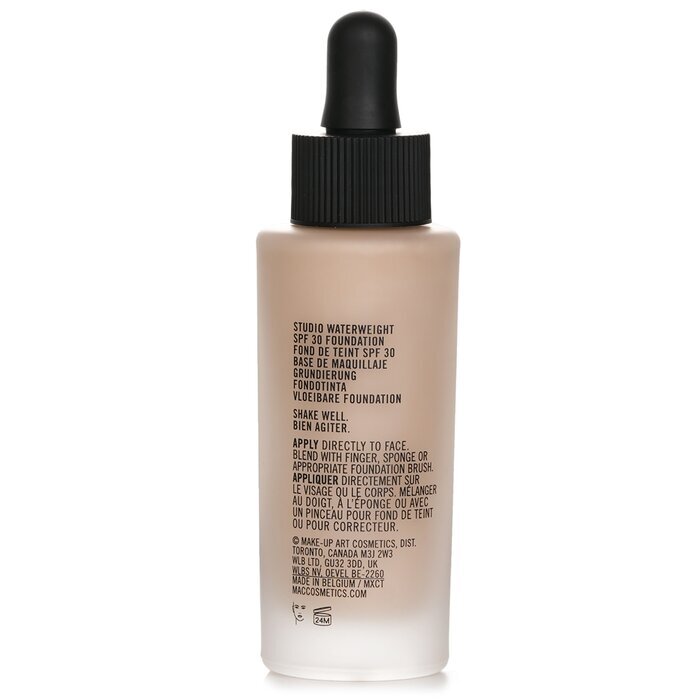 MAC Studio Waterweight Foundation SPF 30 - # NC15 (Light With Golden Undertone) 30ml/1oz