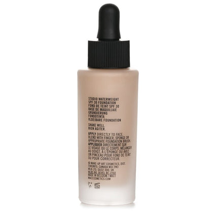 MAC Studio Waterweight Foundation SPF 30 - # NC15 (Light With Golden Undertone) 30ml/1oz