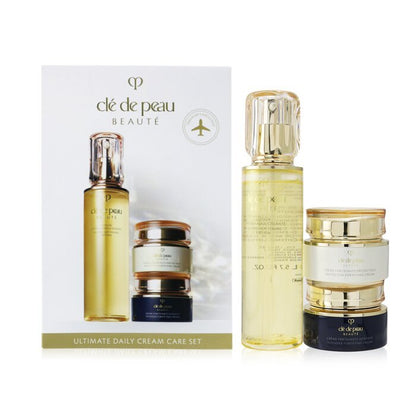 Cle De Peau Ultimate Daily Cream Care Set: Hydro-Softening Lotion N+ Protective Fortifying Cream N SPF 25+ Intensive Fortifying Cream N 3pcs