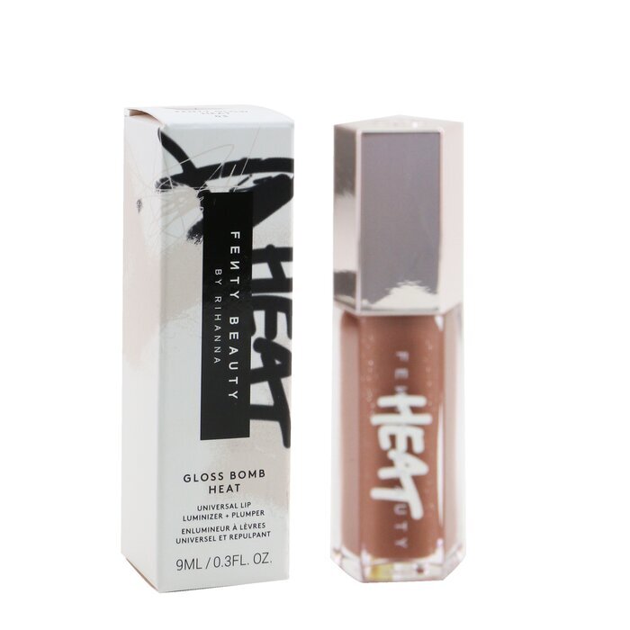Fenty Beauty by Rihanna Gloss Bomb Heat Universal Lip Luminizer + Plumper - # 03 Fenty Glow Heat (Sheer Rose Nude) 9ml/0.3oz