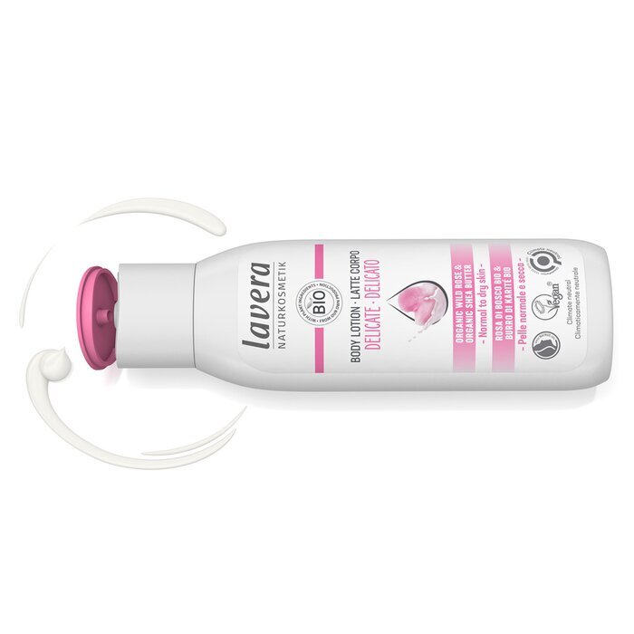Lavera Body Lotion (Delicate) - With Organic Wild Rose & Organic Shea Butter - For Normal To Dry Skin 200ml/7oz