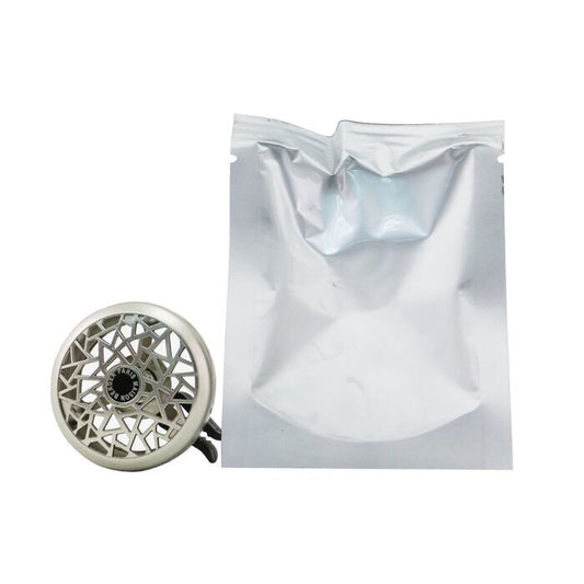 Maison Berger Paris Aroma Happy Chrome Set ( Svěžest Vody ) - Dárková Sada Difuzer Do Auta & Náplň