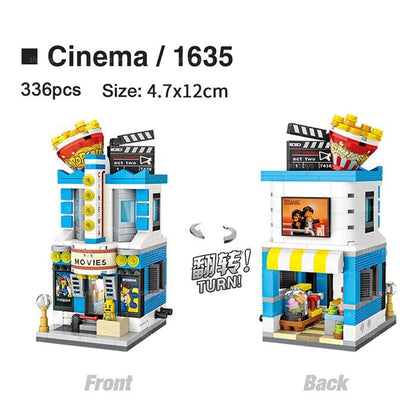 LOZ Mini Blocks - Theater Building Bricks Set 19.5 x 16.5 x 4