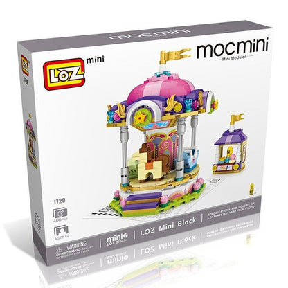 LOZ Dream Amusement Park Series - Carousel Building Bricks Set 13.5 x 18 x 8cm