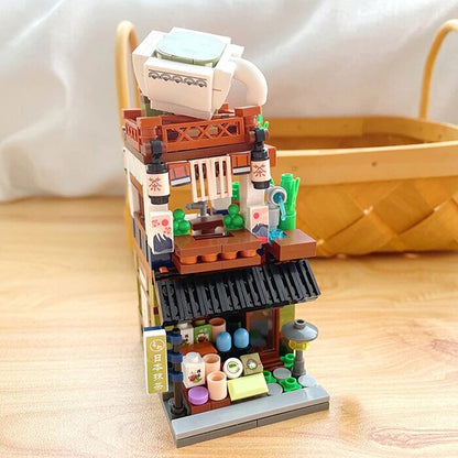 LOZ Street Series - Matcha Shop Building Bricks Set 16.5x12.5x8cm