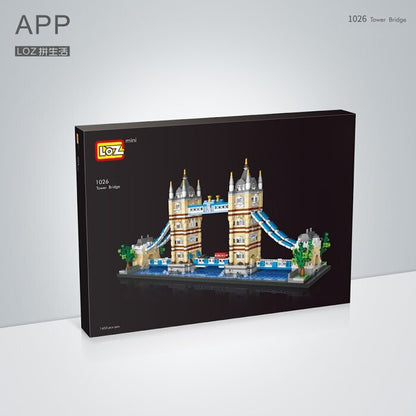 LOZ Architecture Series - London Bridge Building Bricks Set 42 x 30 x 5 cm