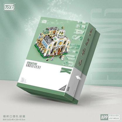 LOZ Mini Blocks - Retractable Wedding Chapel Building Bricks Set 40 x 28 x 9.5cm