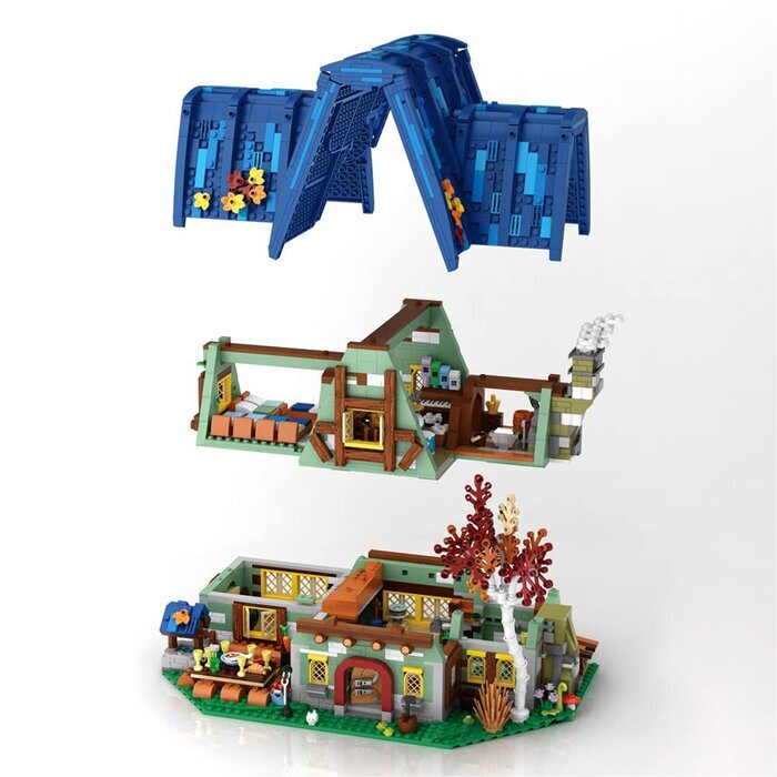 LOZ Mini Blocks - Elf House Building Bricks Set 40 x 28 x 9cm