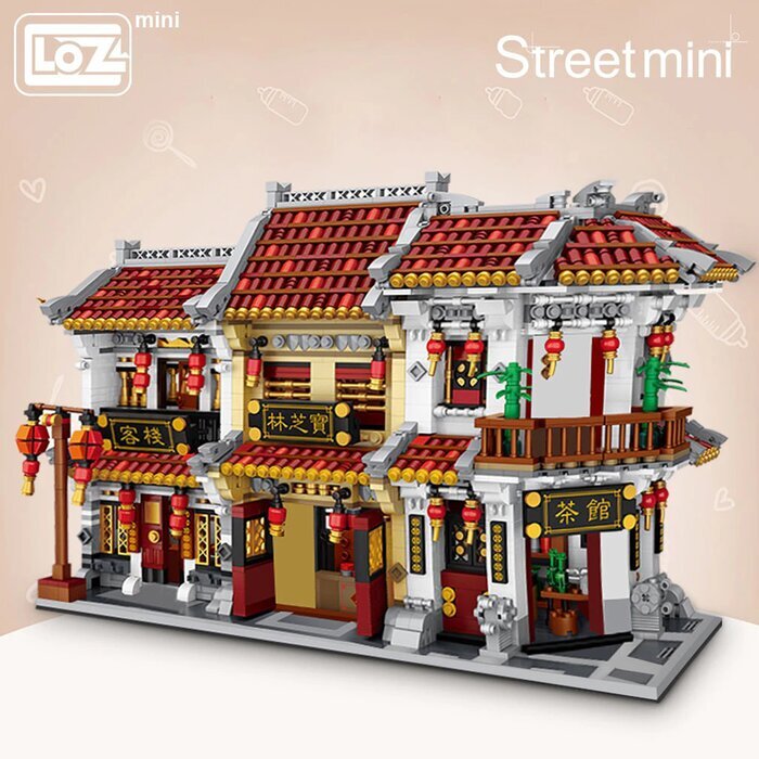 LOZ Mini Blocks - Martial arts Building Bricks Set 42 x 30 x 5 cm
