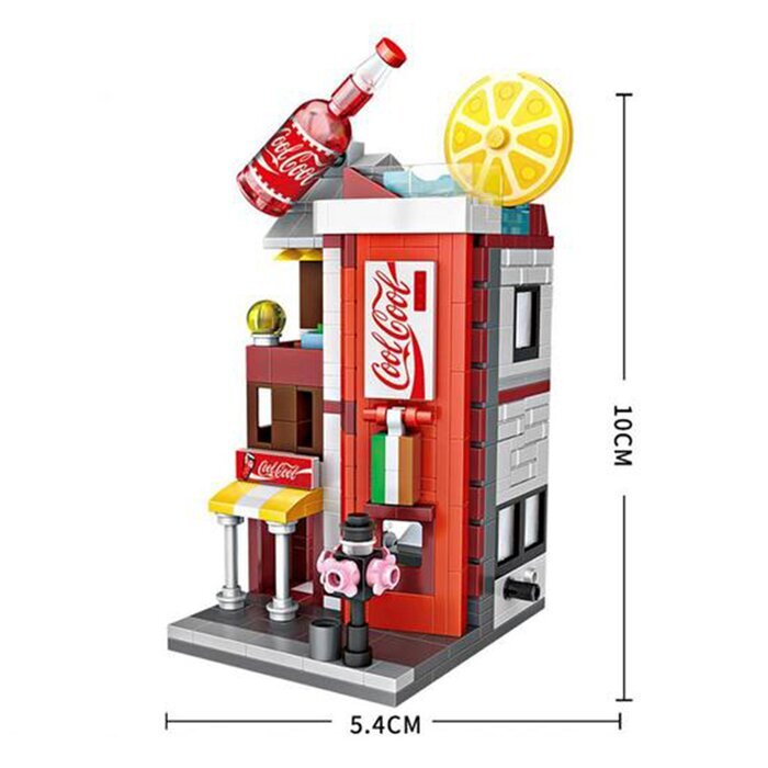 LOZ Mini Blocks - Convenience Store Building Bricks Set 20 x 17 x 5 cm