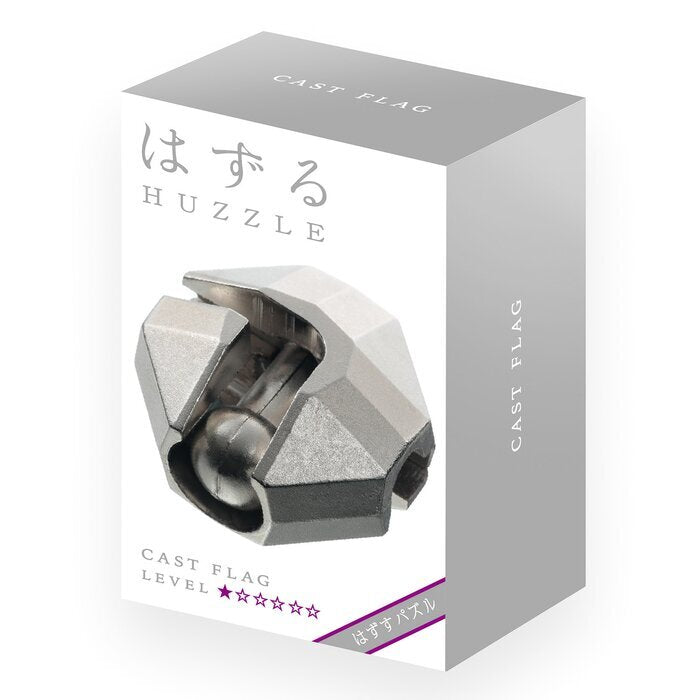 Broadway Toys Hanayama | Flag Hanayama Metal Brainteaser Puzzle Mensa Rated Level 1 75*119*45 mm