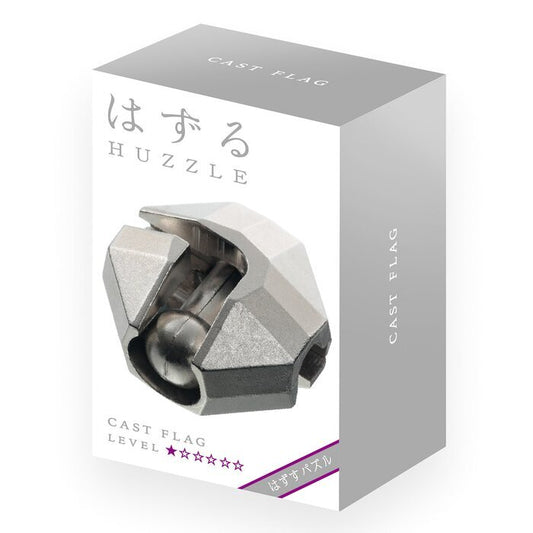 Broadway Toys Hanayama | Flag Hanayama Metal Brainteaser Puzzle Mensa Rated Level 1 75*119*45 mm