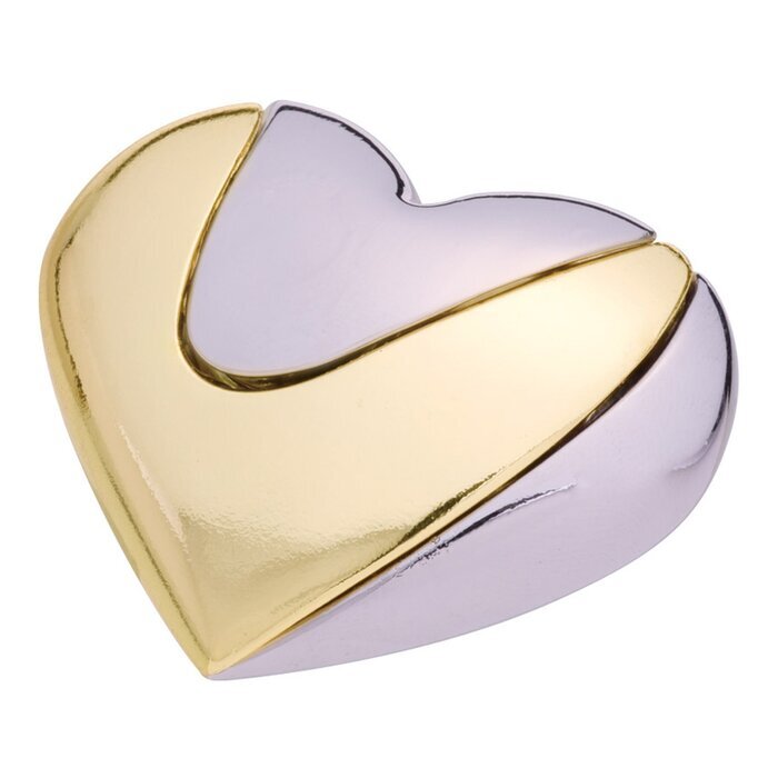 Broadway Toys Hanayama | Heart Hanayama Metal Brainteaser Puzzle Mensa Rated Level 1 75*119*45 mm
