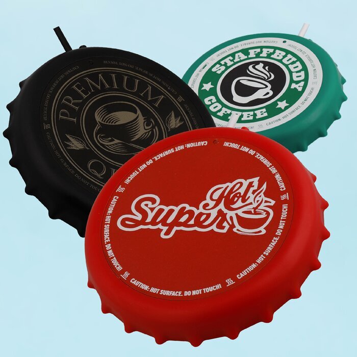 Happythings USB Mug Warmer - Black 11x11x2cm