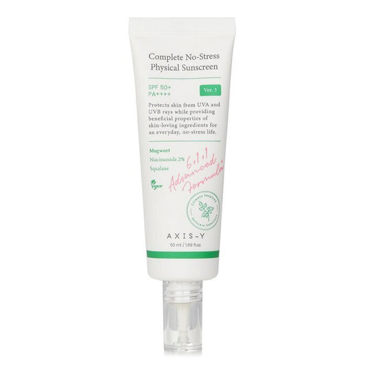 Axis-Y Complete No- Stress Physical Sunscreen Spf50 & Pa++++ - Krem Na Opalování 50ml