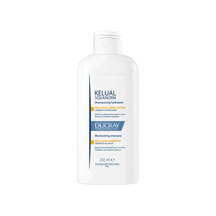 Ducray Kelual Squanorm Moisturizing Treatment Shampoo - Hydratační šampon Proti Suchým Lupům 200ml