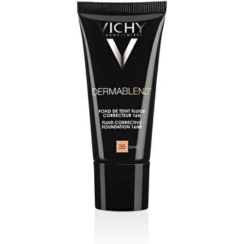 Vichy Dermablend Corrective Foundation 16hr Spf35 #35 Sand - All Skin Types 30ml
