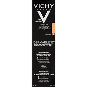Vichy Dermablend 3d Correction Spf19 #55 Bronze 30ml