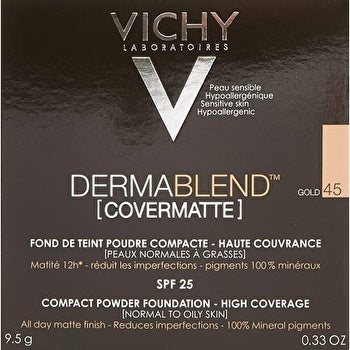 Vichy Dermablend Covermatte Compact Powder Spf25 #45 Gold 9.5g
