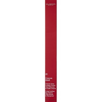 Clarins Crayon Khol Long-lasting Eye Pencil W/brush & Sharp. #01 Carbon Black 1.05g