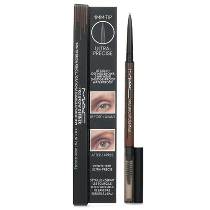Mac Pro Brow Definer 1 Mm Tip Brow Pencil 24 Hour Waterproof Brunette 0.03g