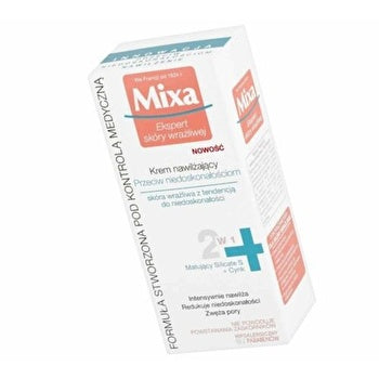 Mixa Moisturizing Cream 2in1 Against Imperfections - Hydratační Krem Proti Nedokonalostem Pleti 50ml