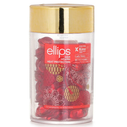 Ellips Hair Vitamin Heat Protection Oil - Lady Shiny (Red) 50capsules x1ml