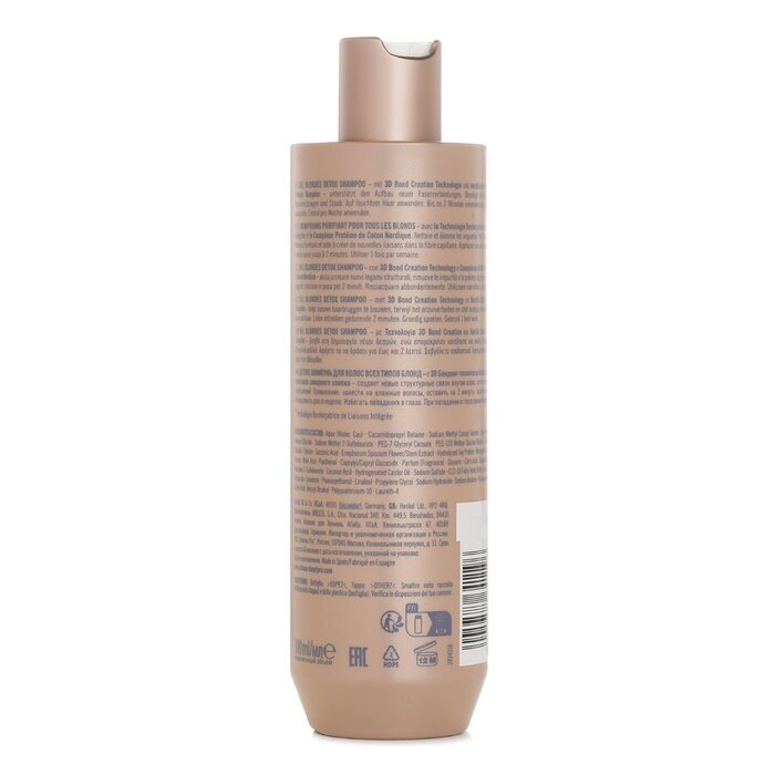 Schwarzkopf Blond Me All Bl Detox Shampoo 300ml