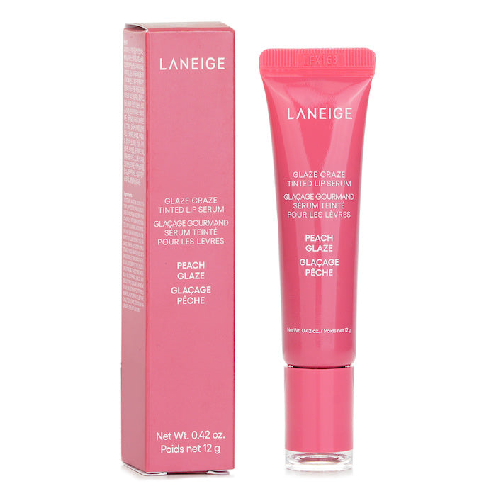 Laneige Glaze Craze Tinted Lip Serum - # Peach Glaze 12g