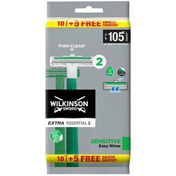 Wilkinson Sword Extra Essential ( 10 & 5 Pcs ) - Disposable Razor
