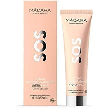 Madara Sos Hydra Moisture+ Radiance Mask Rehydrate Skin All Skin Types 60ml