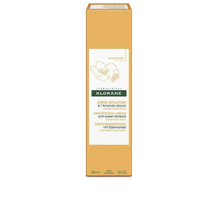 Klorane Almond Hair Removal Cream - Depilační Krem Pro Citlivou Pokožku S Vůní Mandle 150ml