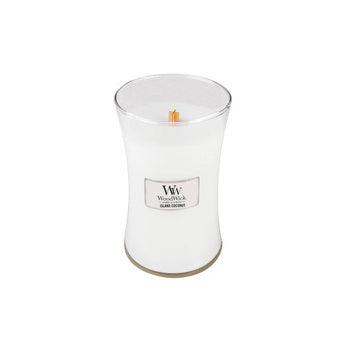 WoodWick Island Coconut Vase (juicy Coconut) - Scented Candle 275.0g