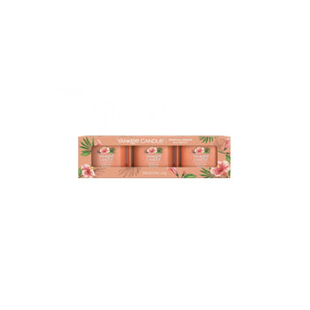 Yankee Candle Tropical Breeze Set Of Votive Candles In Glass 37.0g