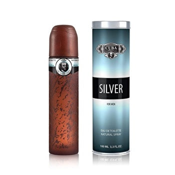 Fragluxe Cuba Silver Eau De Toilette Spray 100ml/3.3oz
