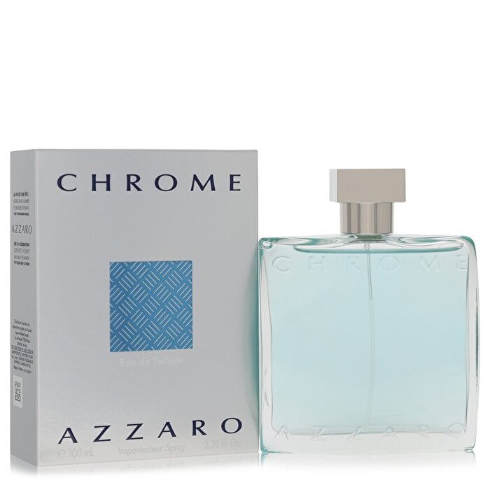 Azzaro Chrome Gift Set - 3.4 oz Eau De Toilette Spray + All Over Shampoo