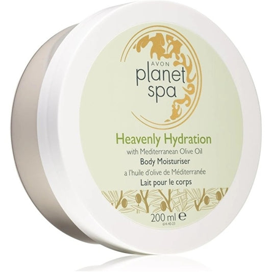 Avon Moisturizing Body Cream With Olive Oil Planet Spa (heavenly Hydration Moisturiser With Mediterranean Olive Oil) 200ml