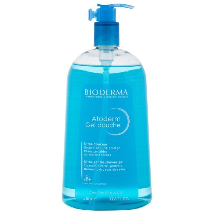 Bioderma Atoderm Gentle Shower Gel - Nourishing Shower Gel For Dry Skin 1000ml